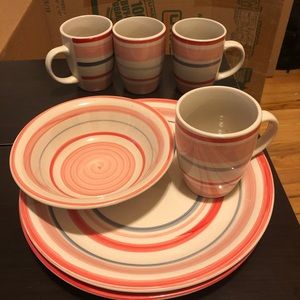 Dishwater and wine glasses